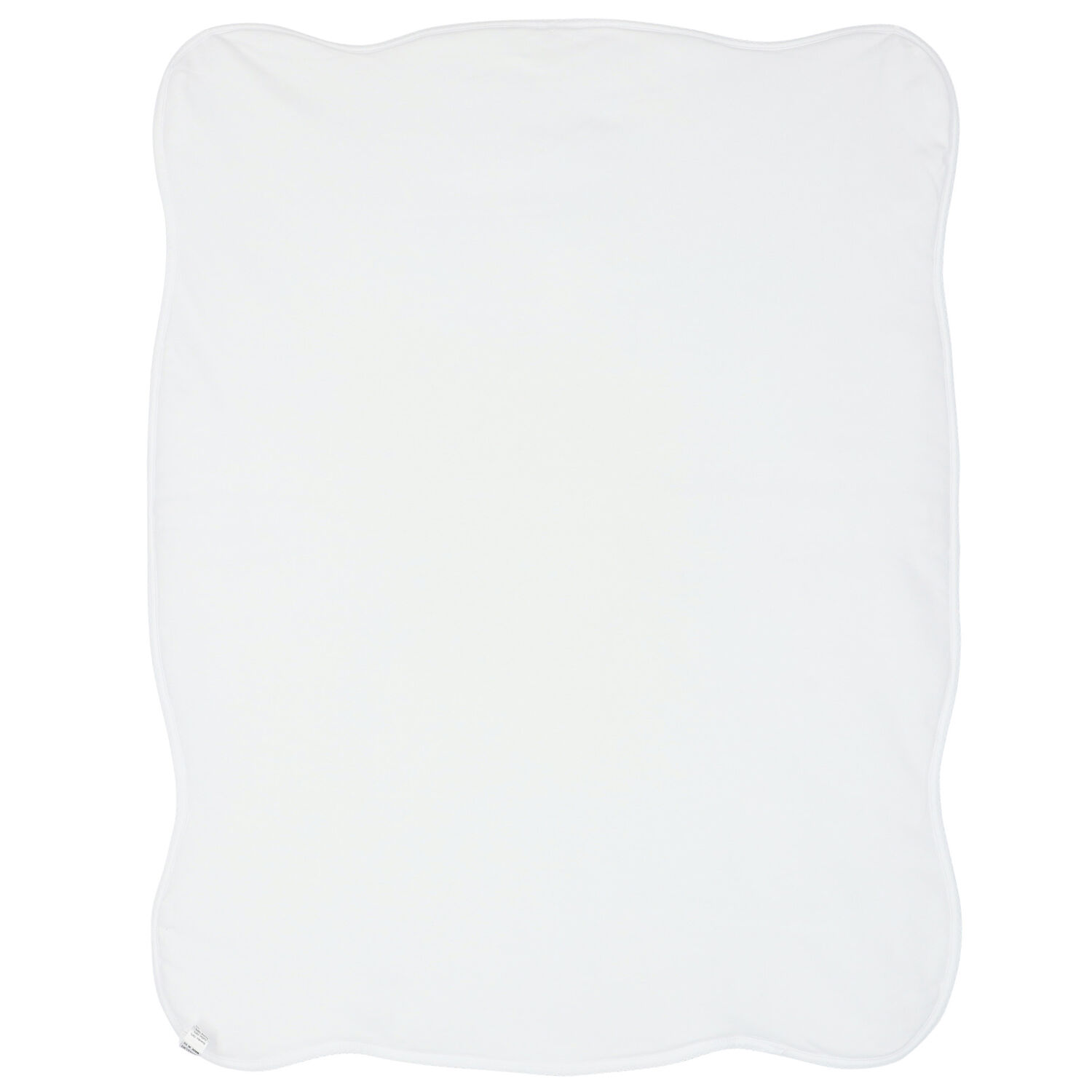 بطانية بطبعة الورود باللون الابيض للبنات , 1, hi-res