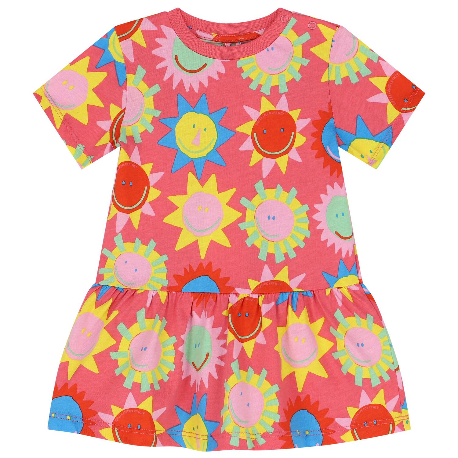 Younger Girls Pink Sun Dress, 1, hi-res image number null