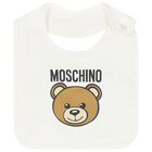 طقم هدايا افرول اطفال بالشعار بطبعه تيدى بير باللون العاجى, 1, hi-res