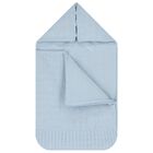 Baby Boys Blue Baby Knit Nest, 1, hi-res