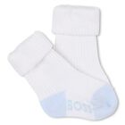 Baby Boys Multi-Colored Logo Socks ( 3-Pack ), 2, hi-res