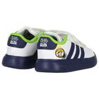 Boys White & Navy Blue Buzz Lightyear Trainers, 1, hi-res