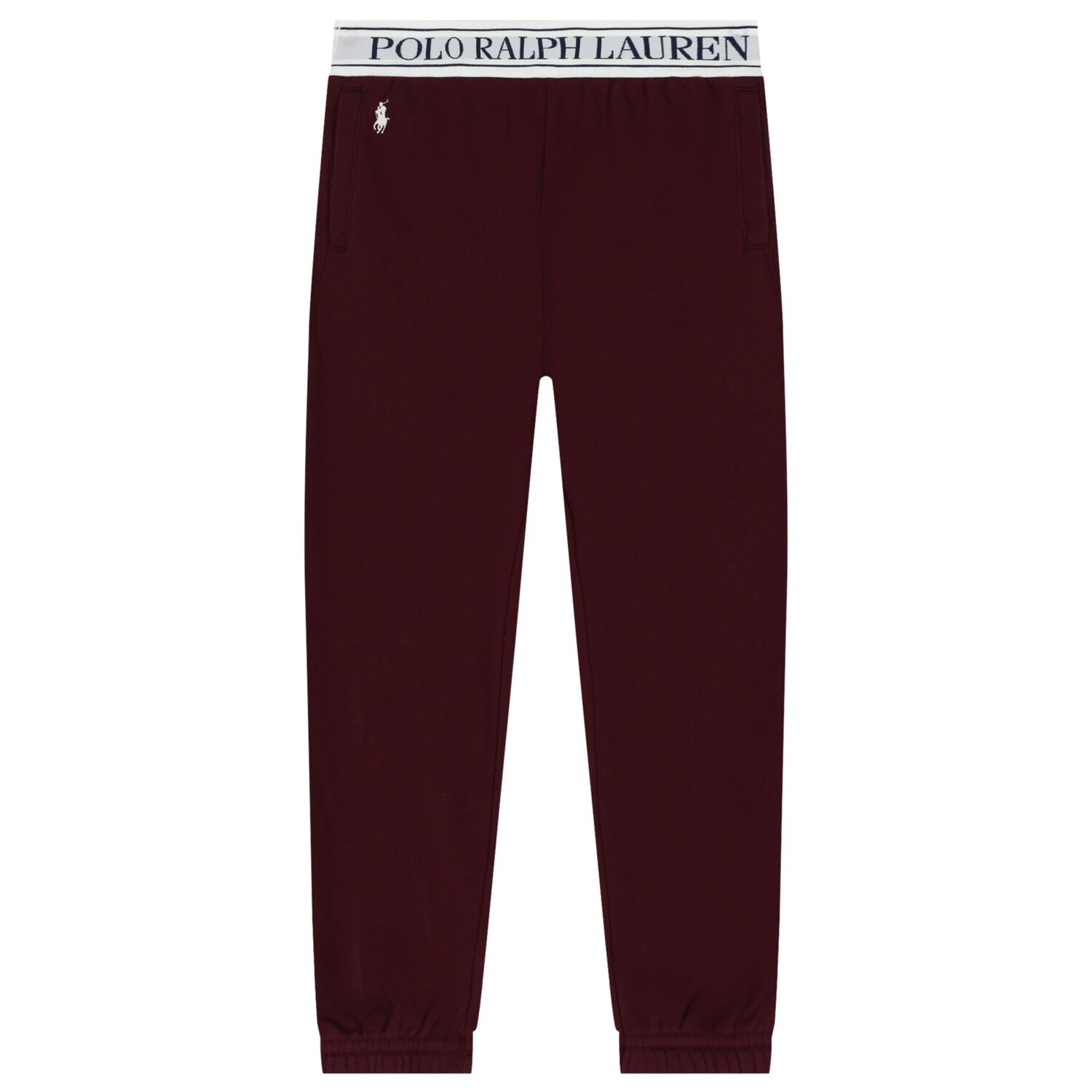 Girls Burgundy Logo Joggers, 1, hi-res