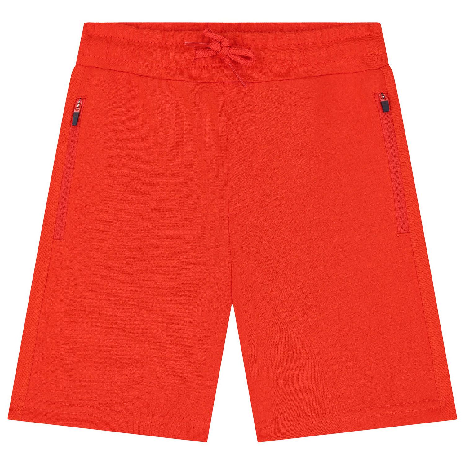 Boys White & Red Shorts Set, 4, hi-res image number null