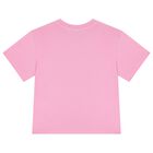 Girls Pink Logo T-Shirt, 2, hi-res