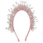 Girls Pink Embellished Headband, 1, hi-res