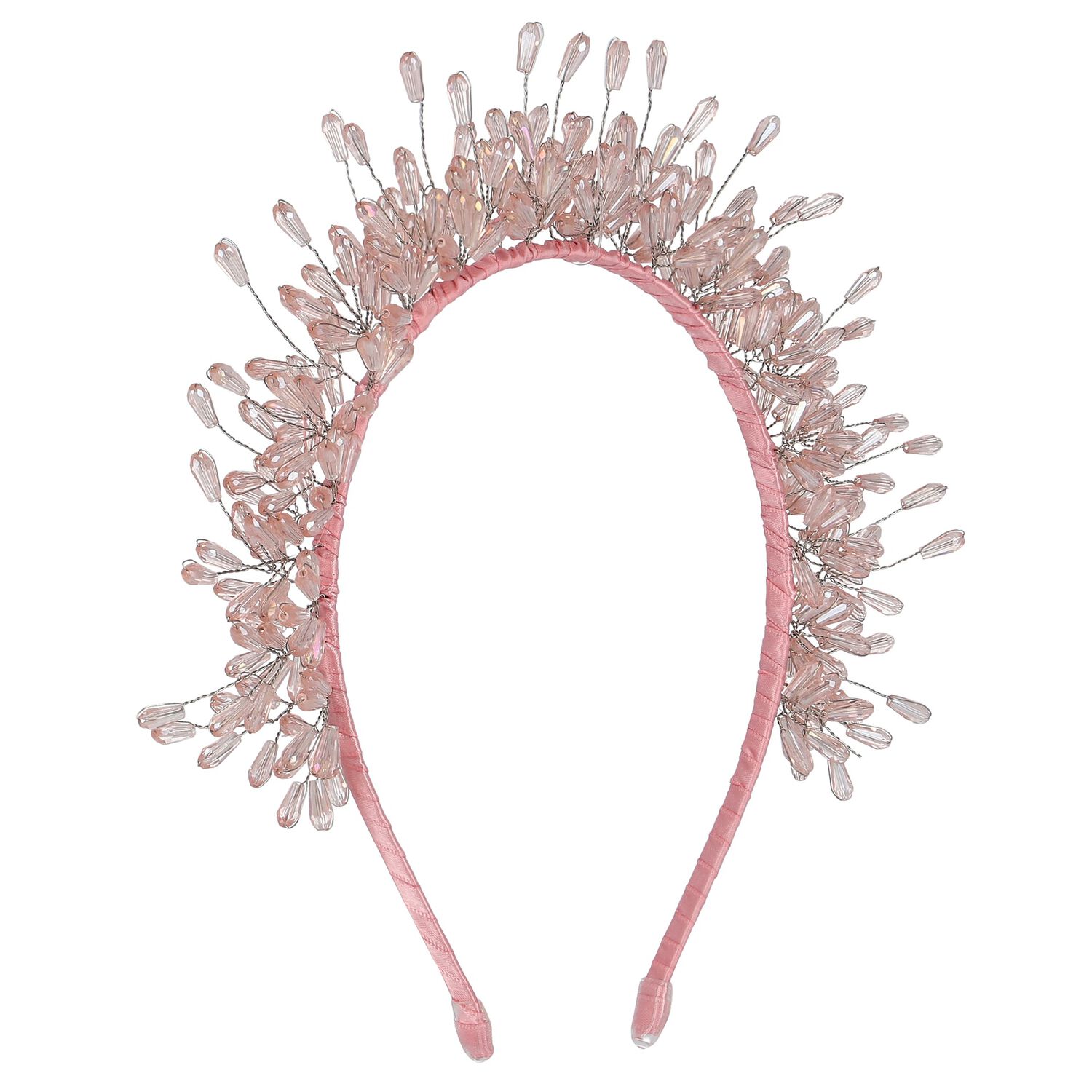 Girls Pink Embellished Headband, 1, hi-res image number null