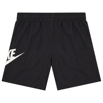Boys Black Logo Shorts