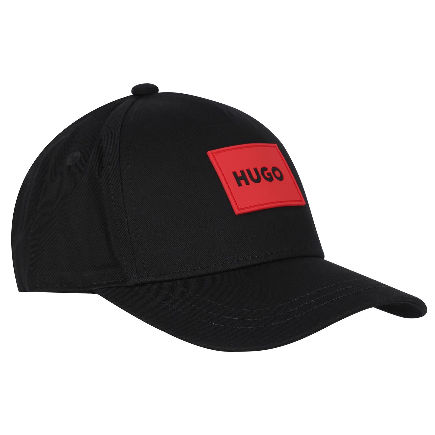 Boys Black Logo Cap, 3, hi-res