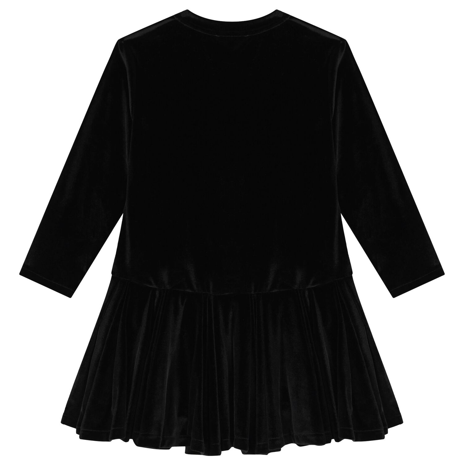 Girls Black Logo Dress, 2, hi-res image number null