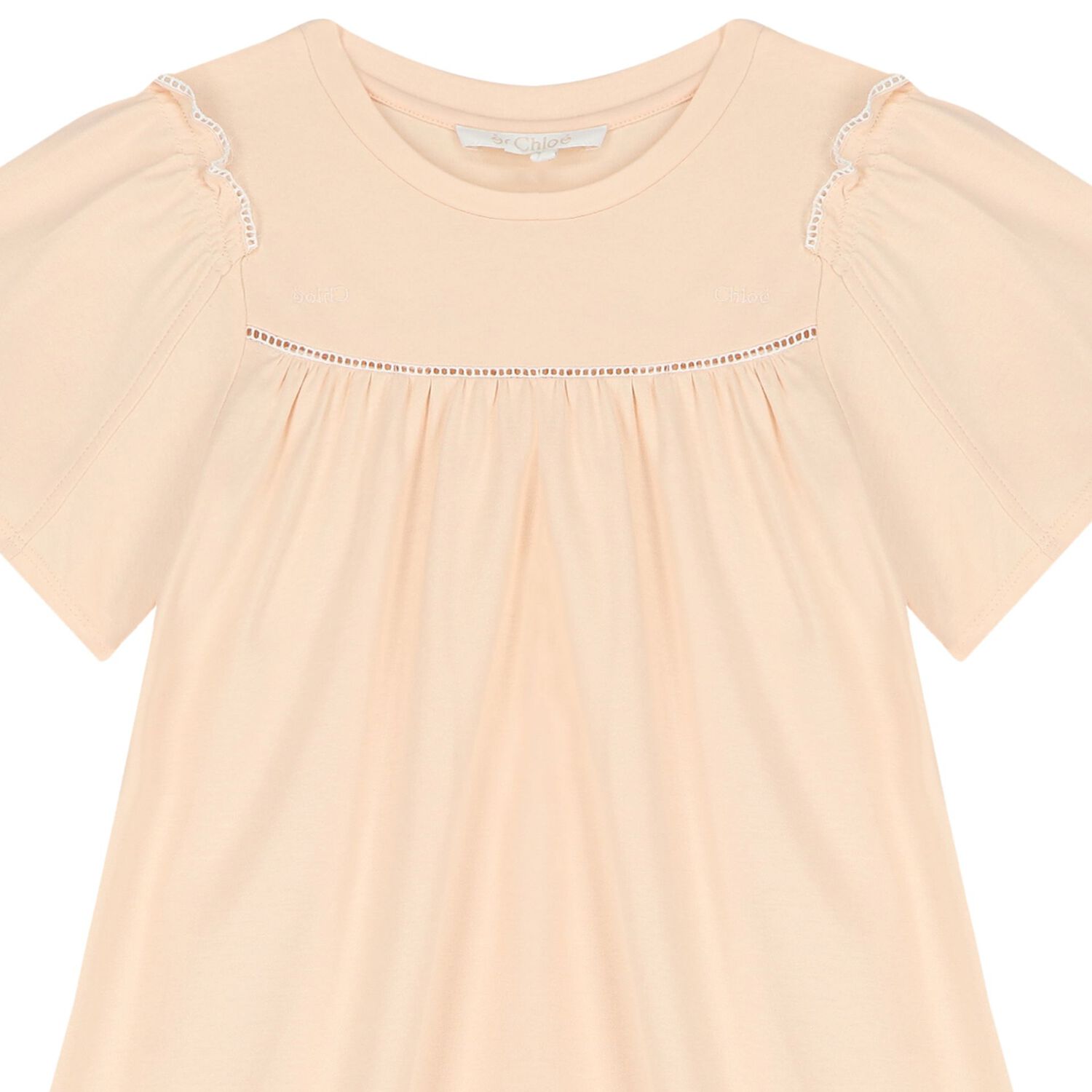 Girls Pink Logo Dress, 2, hi-res image number null