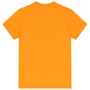 Boys Orange Logo T-Shirt