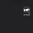 Boys Mini Me Black Ikonik Karl Logo T-Shirt, 1, hi-res