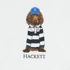 Boys White Dog Logo T-Shirt , 2, hi-res