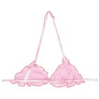 بيكيني بنقشة الغابة باللونين الوردي و الابيض للبنات , 1, hi-res