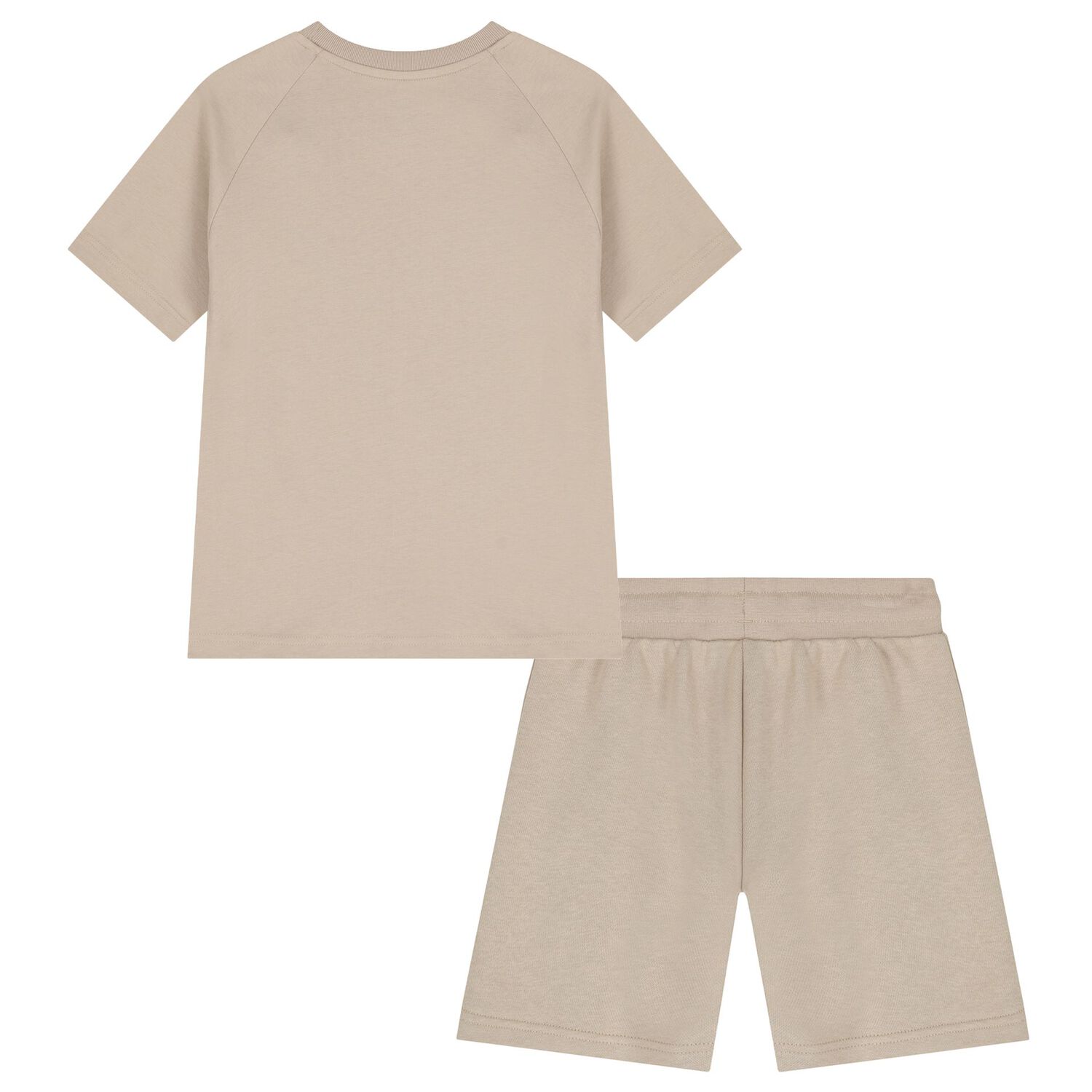 Boys Khaki Logo Shorts Set, 1, hi-res