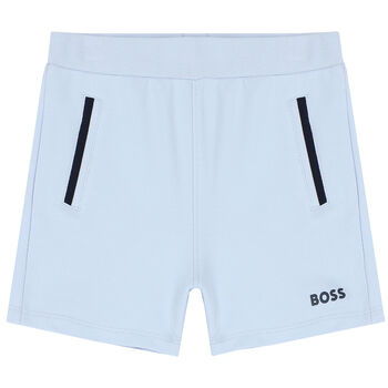 Baby Boys Blue Logo Shorts