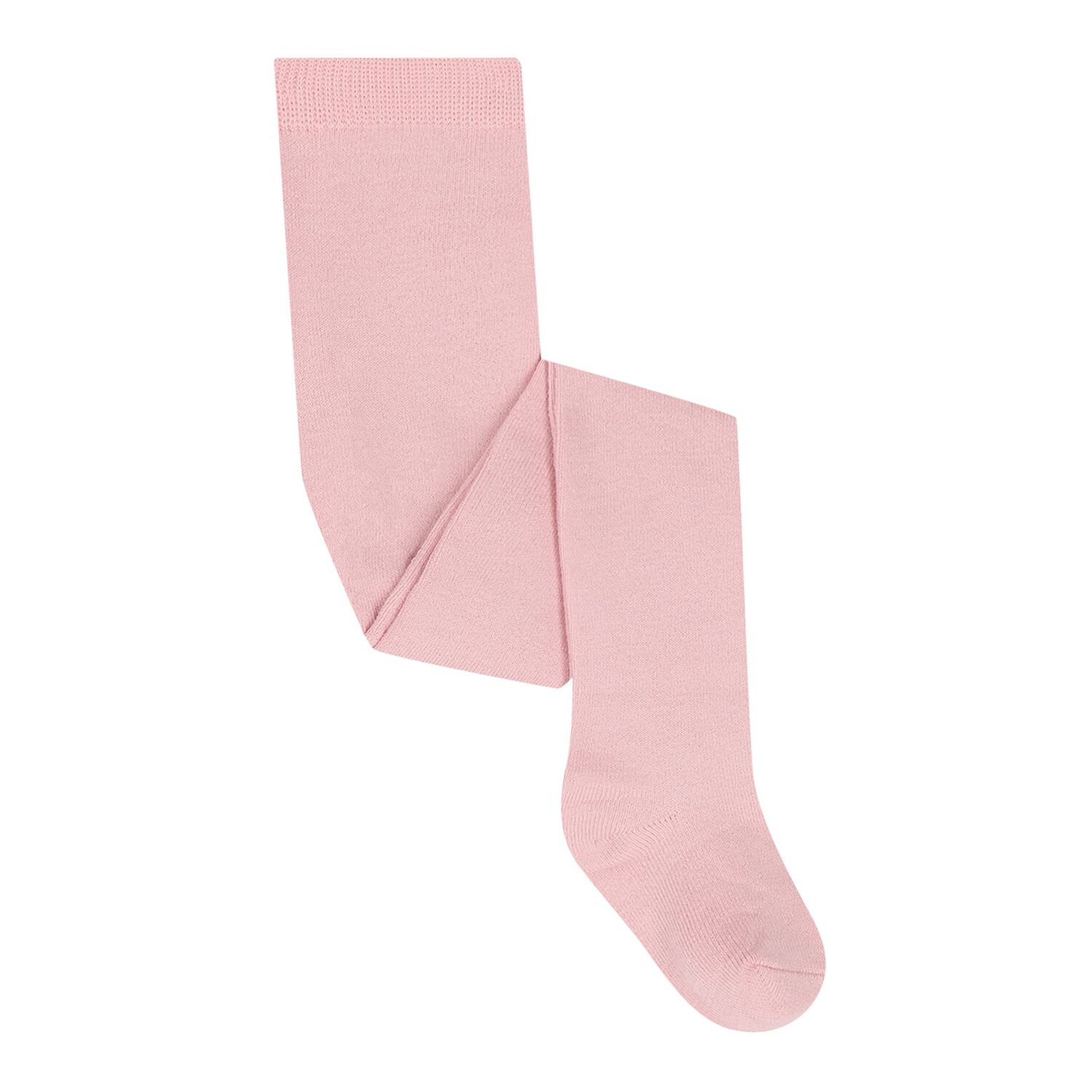 Baby Girls Pink Knitted Tights, 1, hi-res