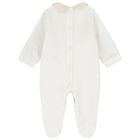 Ivory & Beige Teddy Bear Babygrow, 1, hi-res