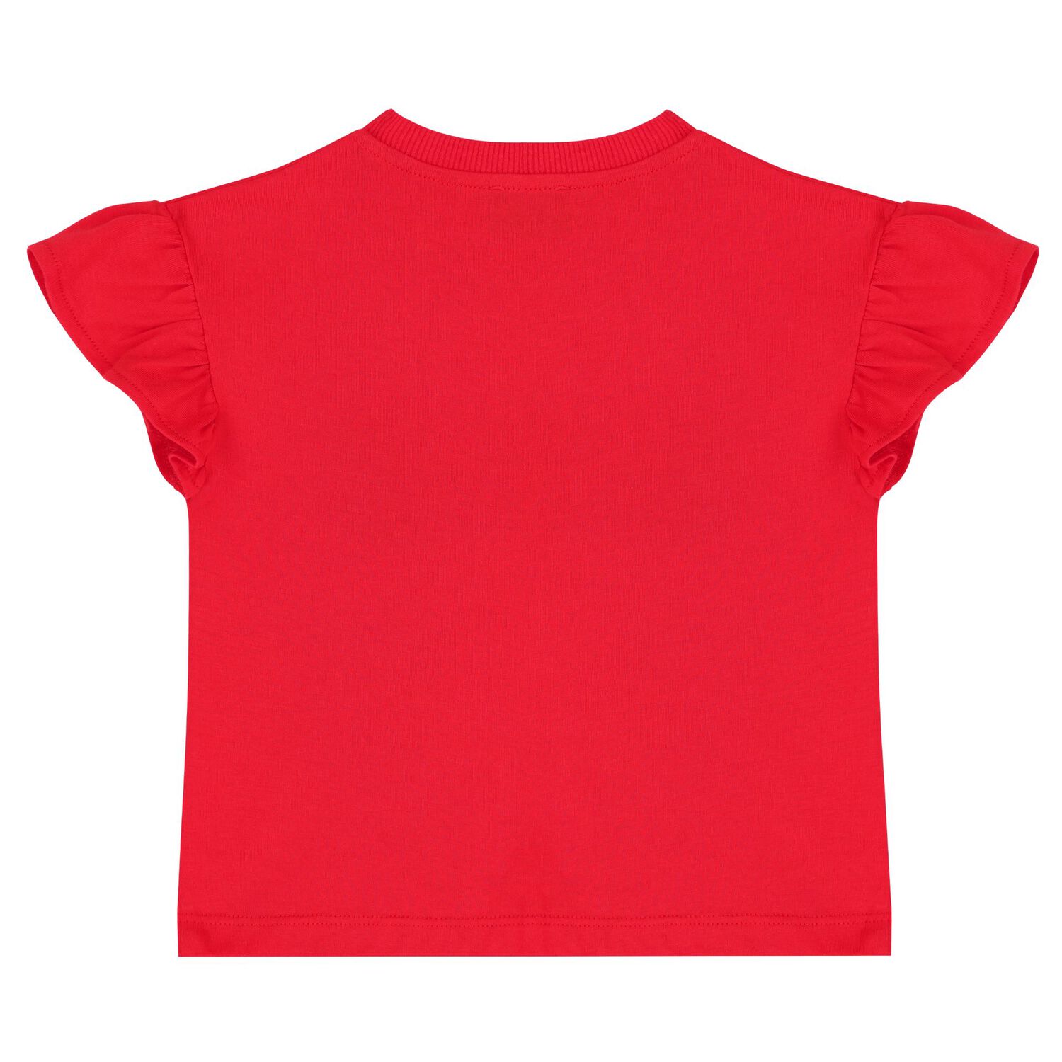 طقم تنورة بنات بالشعار باللون الأحمر والأبيض, 2, hi-res