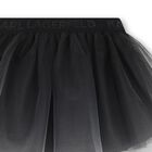 Girls White & Black Tulle Skirt, 1, hi-res