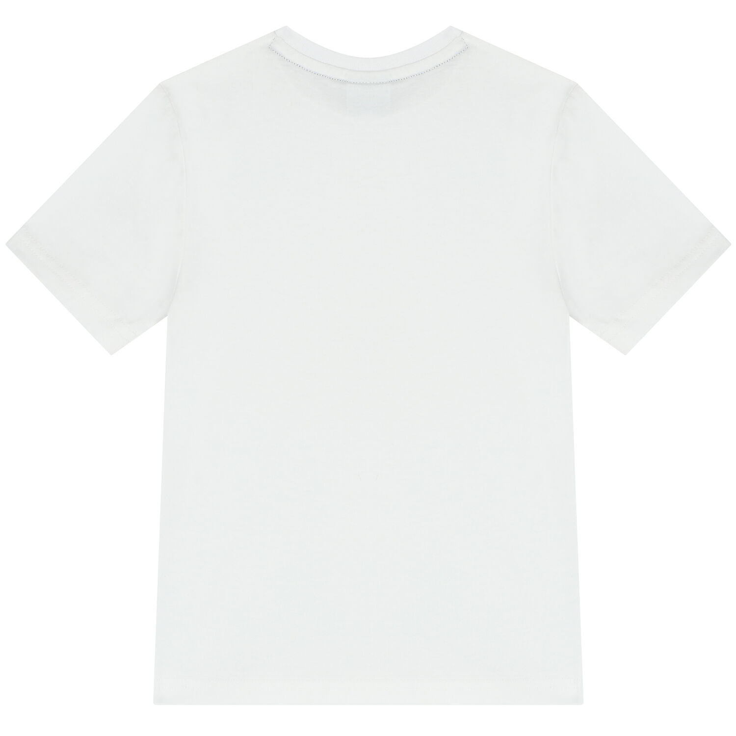 Boys White Logo T-Shirt, 3, hi-res image number null