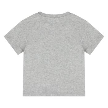 Younger Grey Teddy Bear Logo T-Shirt