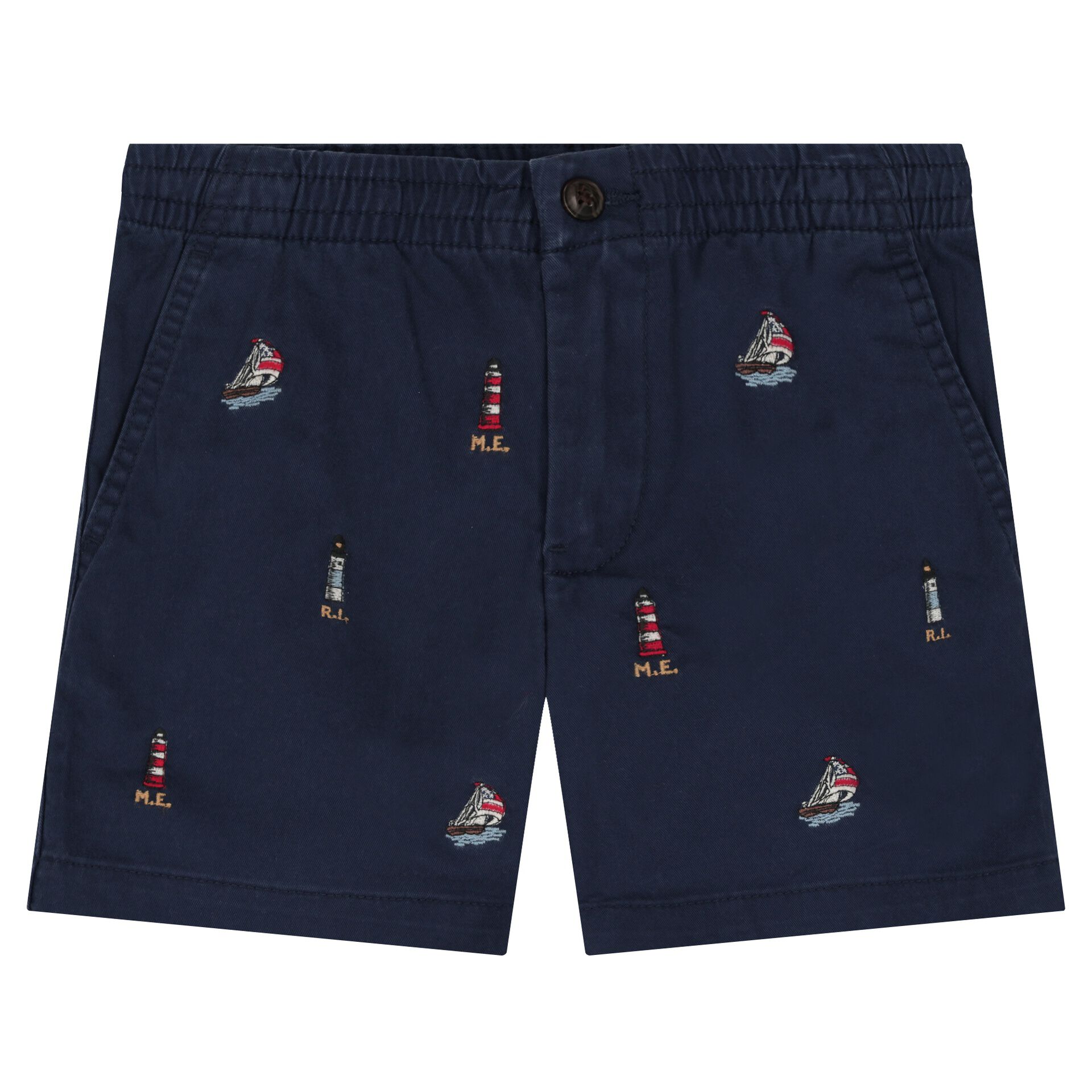 Navy blue ralph lauren shorts online