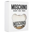 طقم هدايا افرول اطفال بالشعار بطبعه تيدى بير باللون العاجى, 1, hi-res