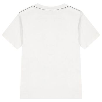 Boys White Logo T-Shirt