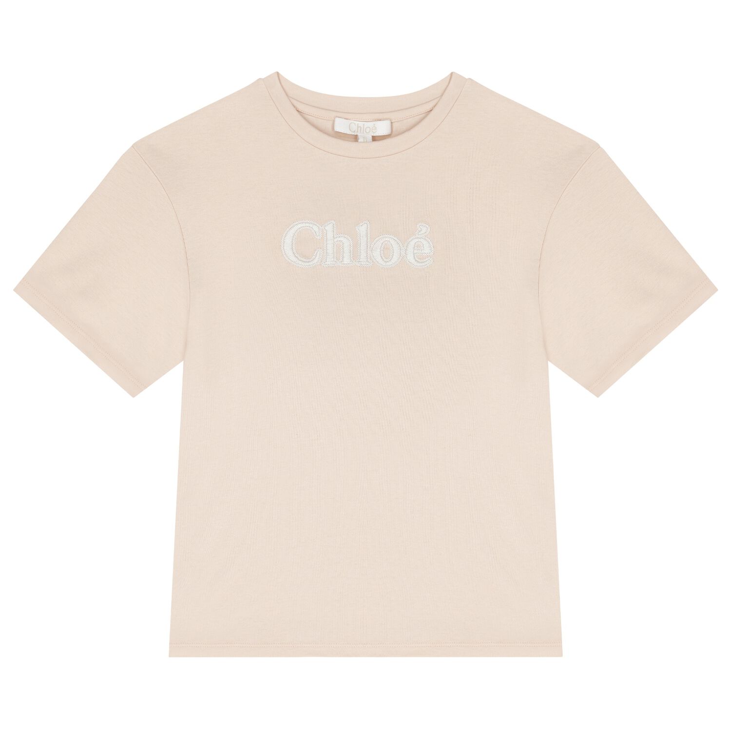 Girls Pink Logo T-Shirt, 3, hi-res image number null
