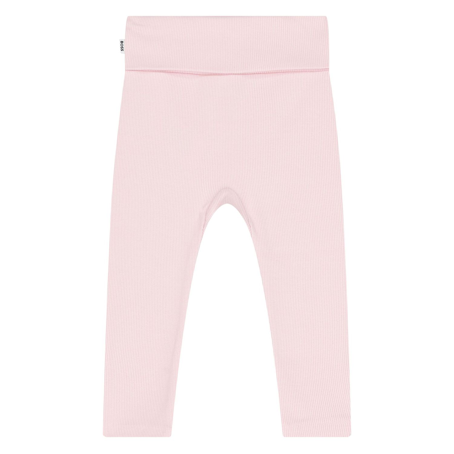Younger Girls White & Pink Logo Leggings Set, 1, hi-res