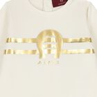 Ivory & Gold Logo Babygrow Gift Set, 1, hi-res