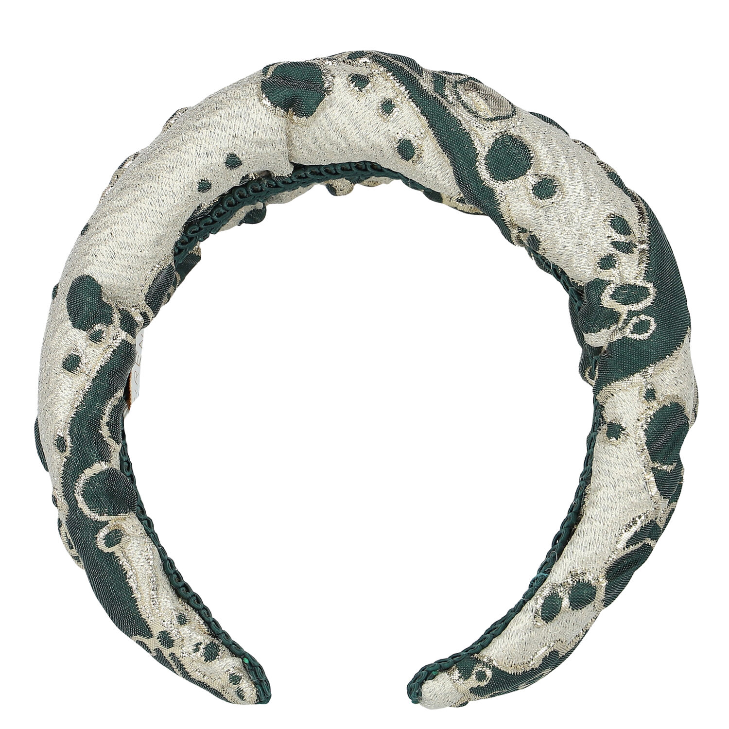 Gold and Green Headband, 1, hi-res image number null