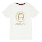 طقم شورت باللون العاجي والكحلي للأولاد, 1, hi-res