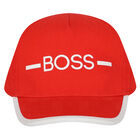 كاب بالشعار باللون الأحمر للأولاد, 3, hi-res