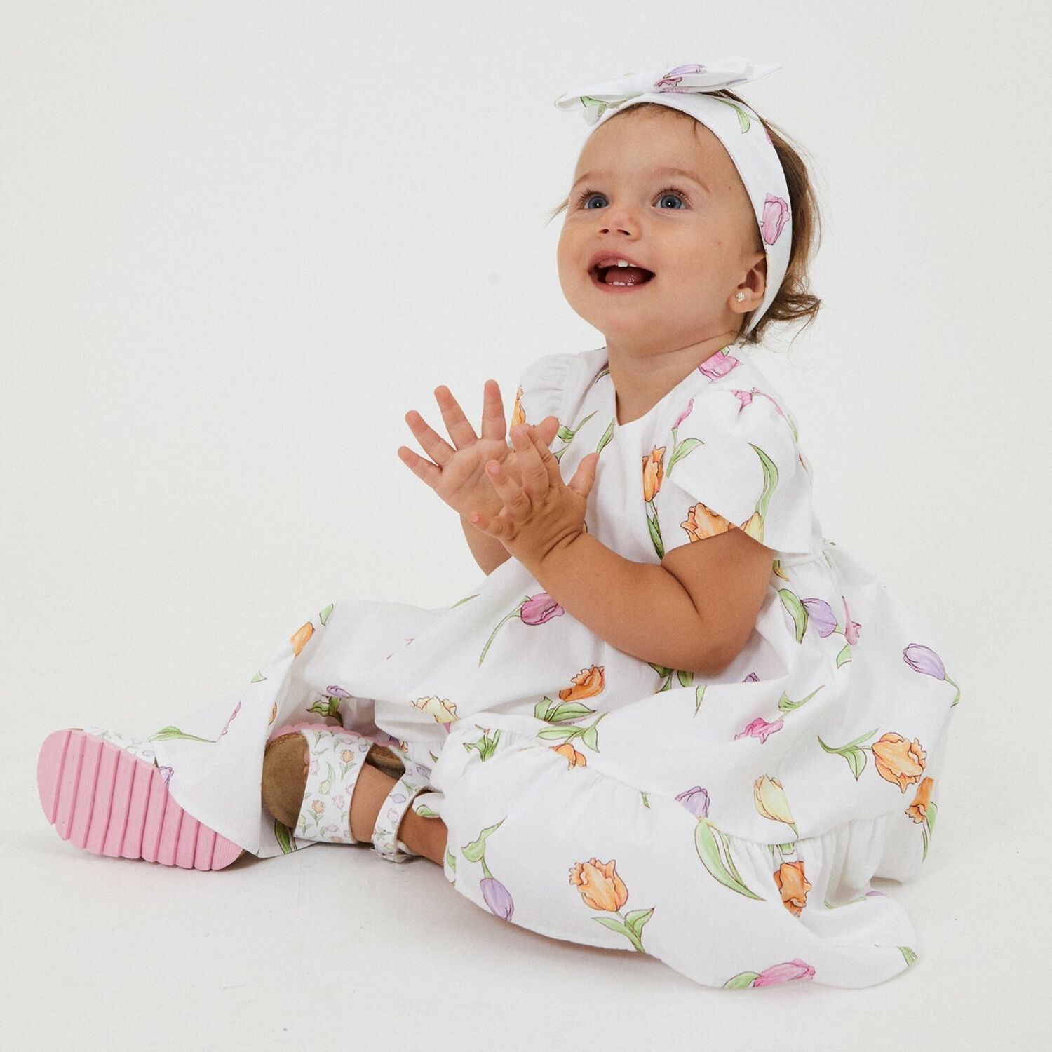 فستان توليب باللون الأبيض, 1, hi-res