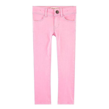 Girls Pink Skinny Jeans