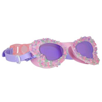 Girls Purple Butterfly Swimming Goggles