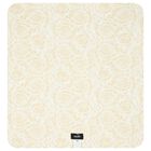 Ivory & Beige Medussa Logo Baby Blanket, 3, hi-res