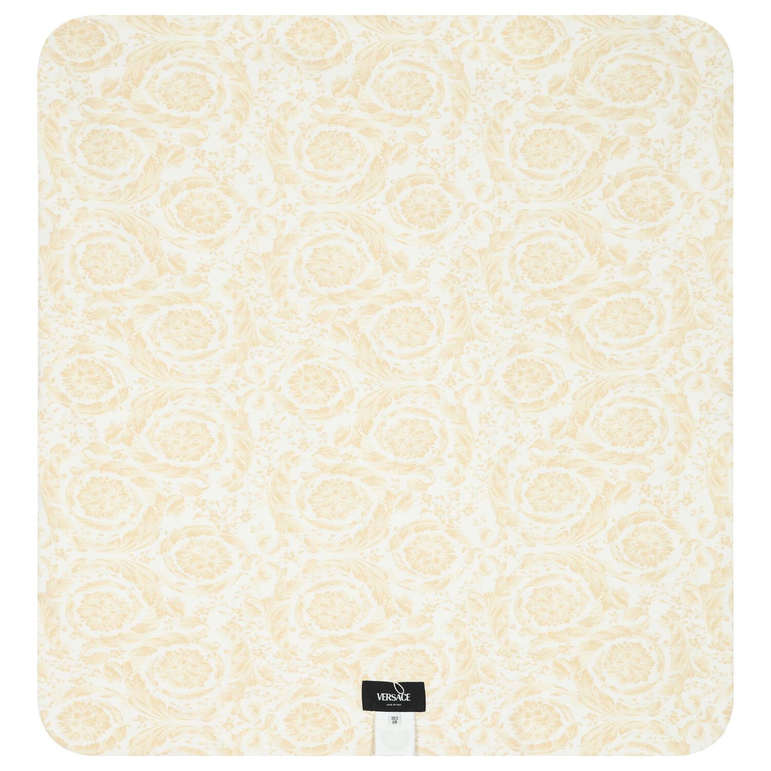 Ivory & Beige Medussa Logo Baby Blanket, 3, hi-res image number null