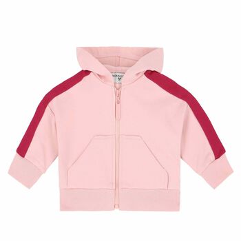 Baby Girls Pink Hooded Top