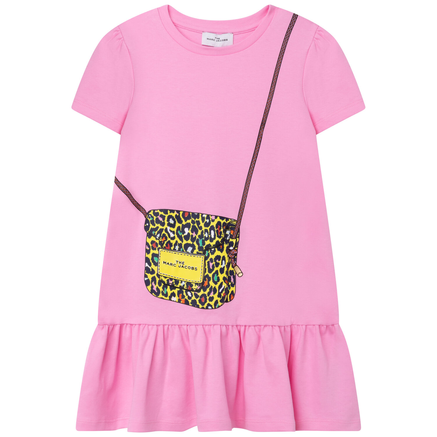 designer girls dresses from the marc jacobs kids MARC JACOBS Girls Pink Logo Dress