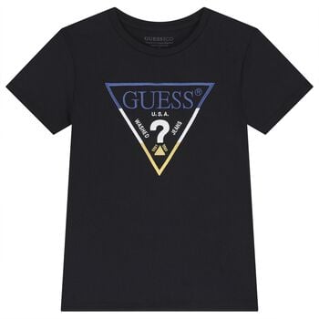 Boys Black Logo T-Shirt