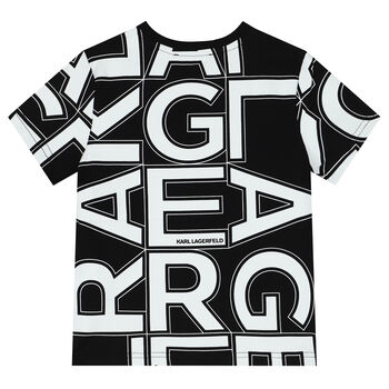 Boys Black Logo T-Shirt