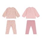 Baby Girls Multi-Coloured Floral Leggings Set ( 2-Pack ), 1, hi-res