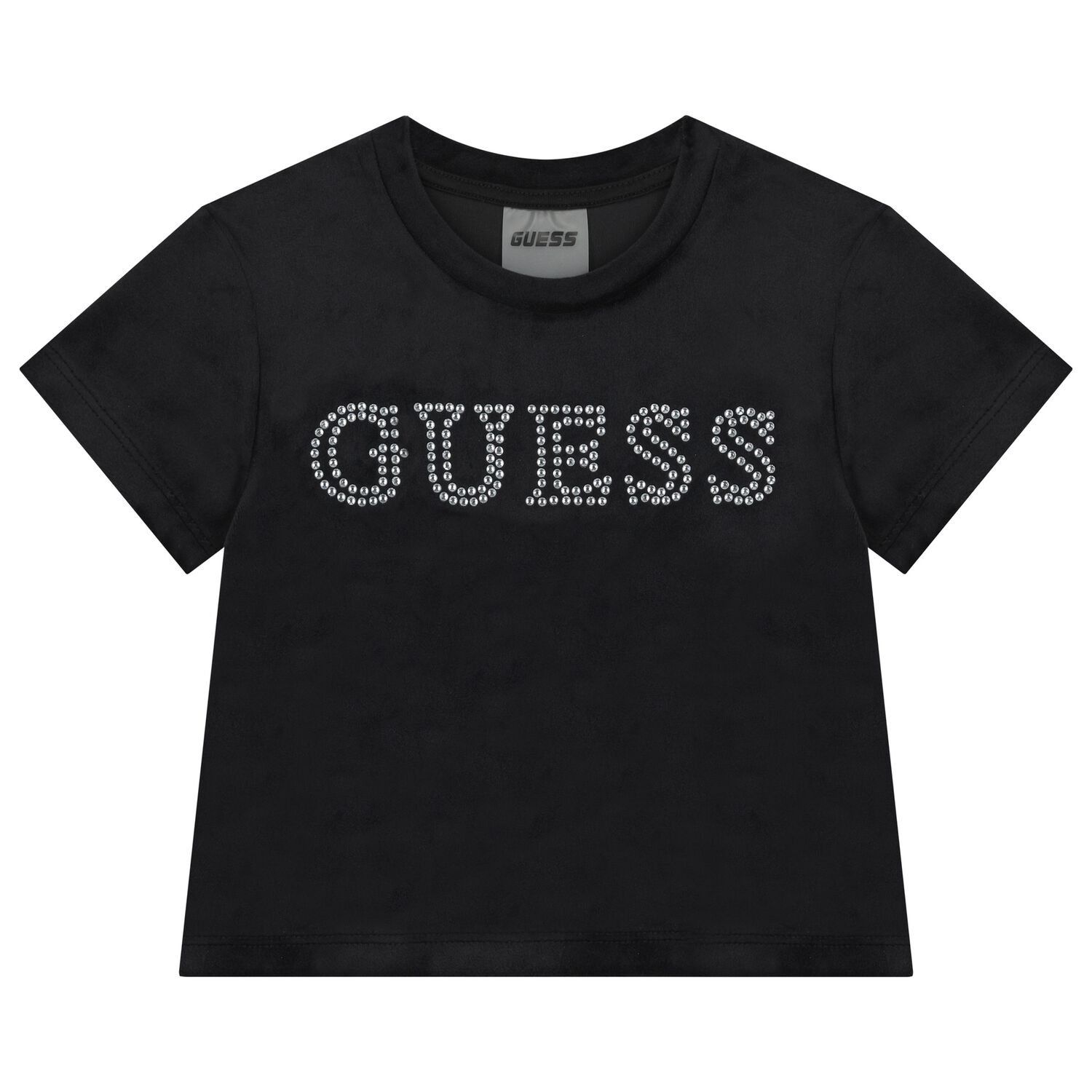 Girls Black Logo T-Shirt, 1, hi-res image number null