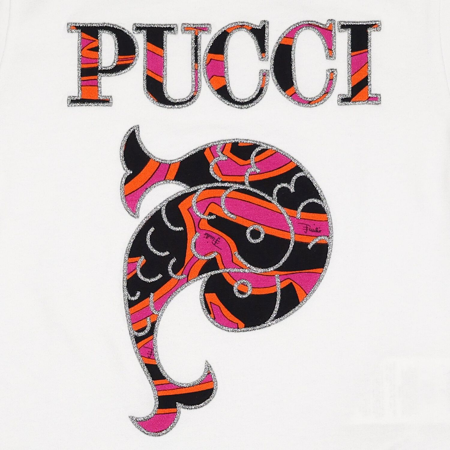 Girls White Logo T-Shirt, 1, hi-res