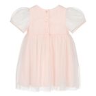 Baby Girls Pink Embellished Crystal Tulle Dress Set, 1, hi-res
