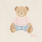 Baby Girls Ivory Polo Bear Bodysuits ( 2 Pack ), 1, hi-res